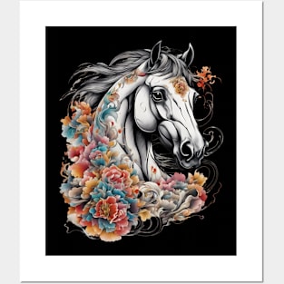 Horse Drawing Posters and Art